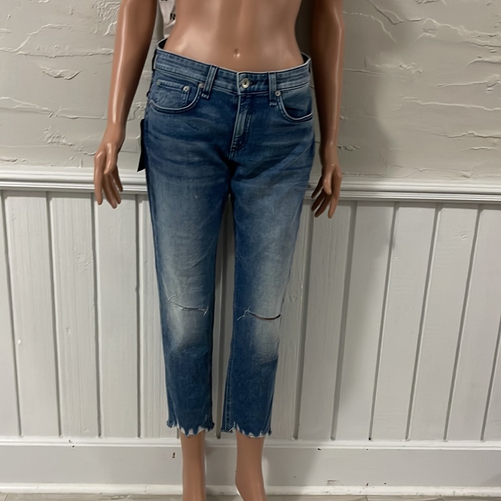 Rag and bone  low rise slim boyfriend Jean
